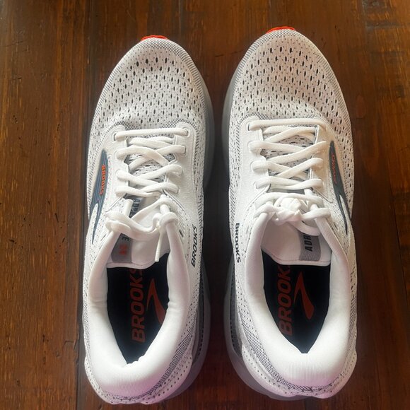 Men's Brooks Adrenaline GTS 24, Size 9, White/Peacoat/Alloy, NIB - Picture 5 of 8